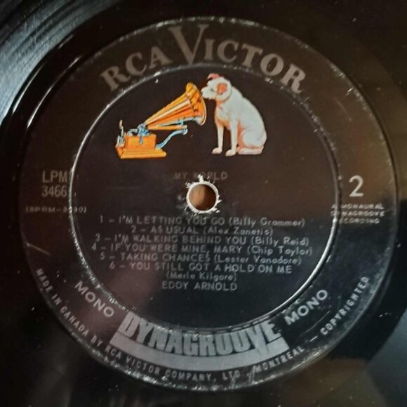 Vintage Eddy Arnold Vinyl LP – My World – © 1965 - Picture 6 of 8